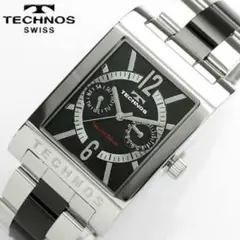 ✨️TECHNOS SWISS メンズ クォーツ腕時計✨️
