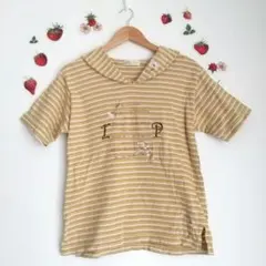 セーラーカラー ボーダー Tシャツ ださかわ ダサカワ 花柄 ビッグカラー