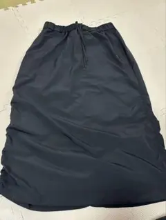 New Balance ブラック ロングスカート