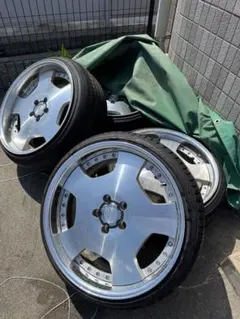 【すいか】WORK ランベックLD1 10j+15通114.3 19インチ 廃盤】work ランベックLD1 10j+15通114.3 19インチ 深リム 超美品!