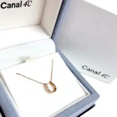新品　現行　Canal4℃ K10PG ネックレス 馬蹄　ピンクゴールド