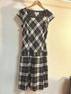 KUMIKYOKU ノースリーブ　ひざ丈ワンピース サイズ2