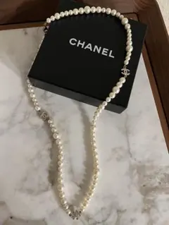 CHANEL シャネル　ロングパールネックレス