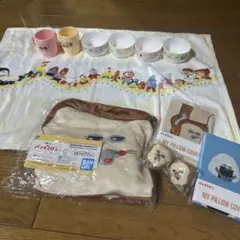 限定　パンどろぼうセット　ブランケット　食器　枕カバー　キーホルダー 限定 パンどろぼうセット ブランケット 食器 枕カバー キーホルダー