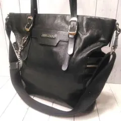 JIMMY CHOO　トートバッグ　2way　チェーン　A4可　ショルダーバッグのサムネイル