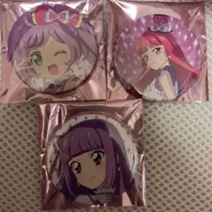アイカツ×プリパラ 映画 缶バッジ