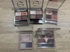 オレンジブラウン系アイシャドウパレット5点セット