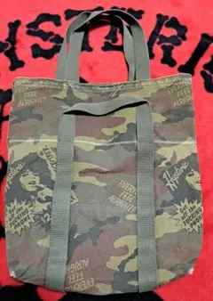 【送料込み】HYSTERIC GLAMOUR カモフラージュ柄 トートバッグ