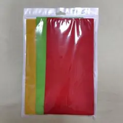 ランチクロス　3枚セット　無地　レッド/イエロー/グリーン　ナフキン 赤 緑 黄