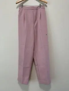 チャオパニックティピー ★　楽ちん美脚テックウールテーパードパンツ　ピンク　M