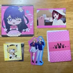 推しの子　ステッカー　コースター　シール　星野アイ　ルビー　アクア　有馬かな