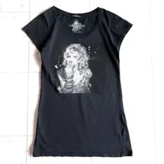 ヒステリックグラマー コートニーラブコラボ レディースTシャツ 黒のサムネイル