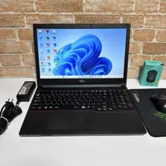 富士通ノート PC Core i5 SSD 512GB メモリ8GB オフィス付
