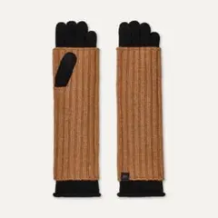 UGG 手袋アームウォーマー ブラウンブラックのサムネイル
