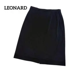 LEONARD レオナール スカート 膝丈 Aライン 黒 フォーマル a12のサムネイル