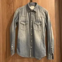 GUデニムシャツ　メンズSサイズ