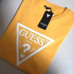 新品　GUESS ゲス Tシャツ XS イエロー　定価¥4950