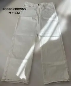 RODEO CROWNS ホワイトデニムパンツ Mのサムネイル
