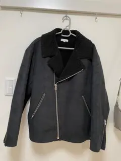 ビューティーアンドユース　スウェードライダースジャケット　美品