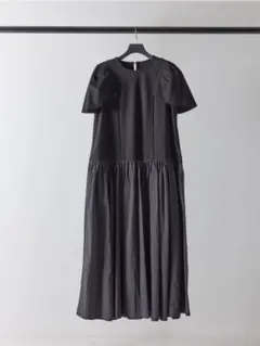 MARIHA 星明りのドレス 長袖 ロングワンピース 36 オリーブグリーン