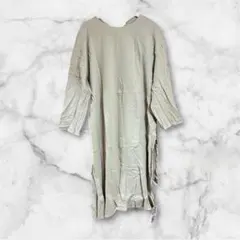 新品⭐️XL コットン100% LINKINGSカジュアルワンピ　ゆとりのある