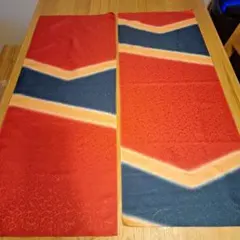 和柄　ハギレ生地　幅37㎝×98㎝ ２枚セット