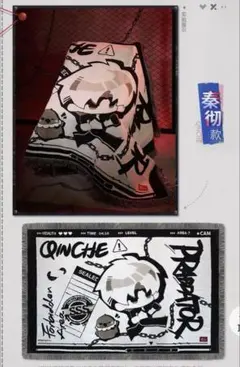 公式　恋と深空　禁区追踪シリーズ　セイヤ　マルチクロス 04/17〆【恋と深空】中国公式通販「禁区追踪」織り マルチブランケット
