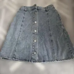 AS KNOW AS plusデニムミニスカート フロントボタンのサムネイル