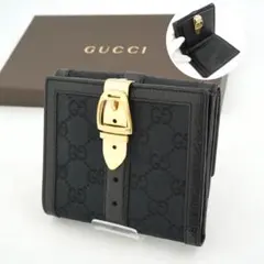 ✨未使用展示品✨　GUCCI ミニ財布　インターロッキング　キャンバス　GGロゴ