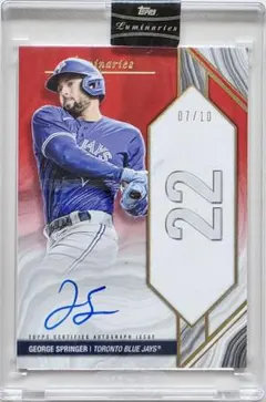 George Springer 2014ルーキー直書き直筆サインカード 1/1 - メルカリ
