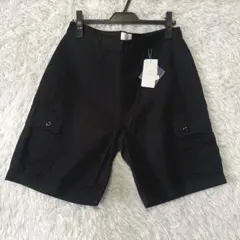 新品GUNG HO カーゴハーフパンツ　ブラック　Lサイズ　定価6000