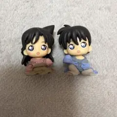 名探偵コナン　ちぢませ隊　毛利蘭　工藤新一　2点