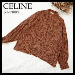 CELINE ギンガムチェック SILK SHIRT 38サイズ フィービー期 - メルカリ
