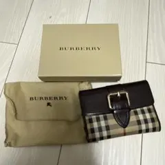 BURBERRY チェック柄 二つ折り財布