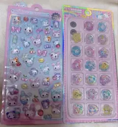 正規品！ ボンボンドロップシール おはじきシール キャンディツインズ 2点