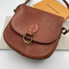 ルイヴィトン サンクルー ショルダーバッグ エピ ブラウン 20Aa - メルカリ