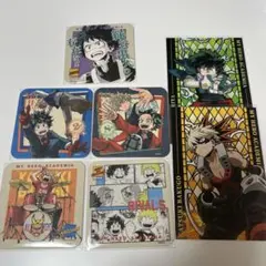 僕のヒーローアカデミア 原画コースター＆ポストカードセット 爆豪勝己 緑谷出久