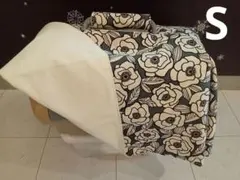 クレートカバーS　色のない花グレー
