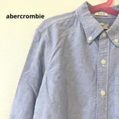 abercrombie アバクロ ボタンダウンシャツ ライトブルー キッズL