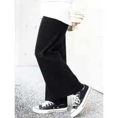 Auntie Rosa Holiday リブニットパンツ