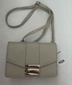 AZUL グレー ショルダーバッグ　お財布付きのサムネイル