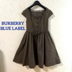 ♡BURBERRY バーバリーブルーレーベル　ノバチェック 半袖ワンピースのサムネイル