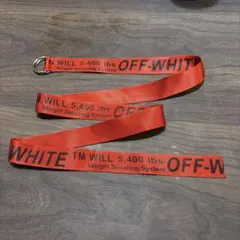 OFF-WHITE インダストリアル ベルト 付録品