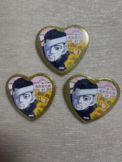 ゴールデンカムイ展　愛です　尾形守之助 缶バッチ　3個セット
