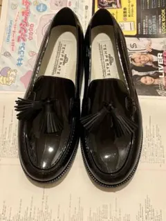 TEMPERATE 完全防水　ローファー レインシューズ ブラックのサムネイル
