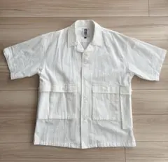 CAHLUMN STOREお茶の水限定 リネン オープンカラーシャツ XL - メルカリ