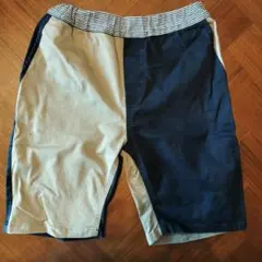 ARCH&LINE 半ズボン ベージュ/ネイビー 135cm