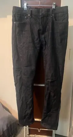 ユニクロ セルビッジデニム スリム インディゴ W32 81cm股下74.5cm