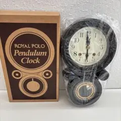 未使用　ROYAL POLO 掛け時計　振り子時計　POLO　CLUB