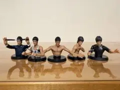 ブルースリーフィギュア4体，雑誌五冊セット ブルースリーフィギュア4体，雑誌五冊セット